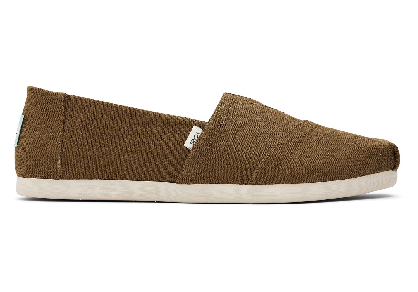 Toms Espadryle Męskie Oliwkowe - Alpargata Heritage Płócienne - 10CJXHLQM